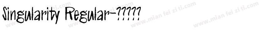 Singularity Regular字体转换